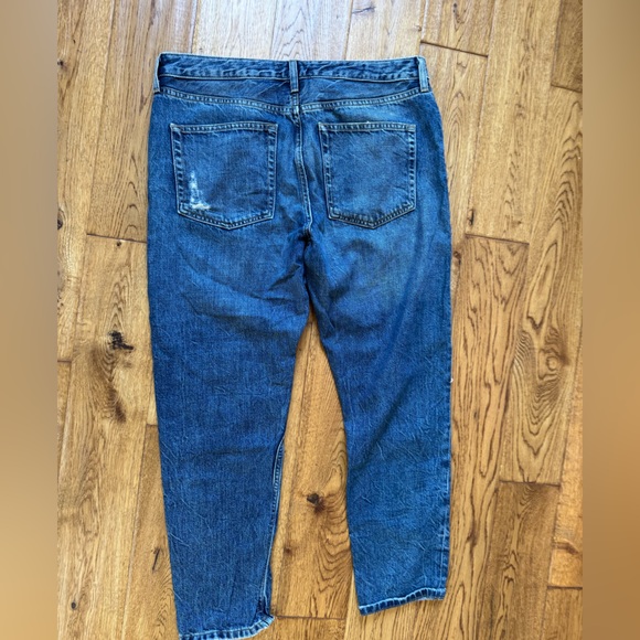 Topshop Moto Hayden  Relaxed Blue Jeans sz  W 30 L 32 - Picture 2 of 5